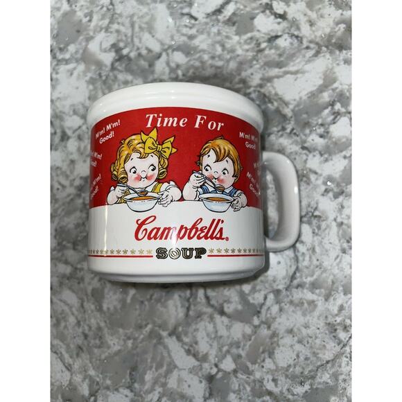 Vintage 1998 Time for Campbell's Soup Mug  Soup - Picture 1 of 4